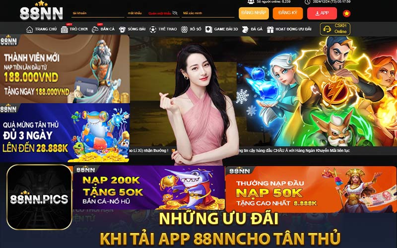 Những Ưu Đãi Khi Tải App 88NN Cho Tân Thủ